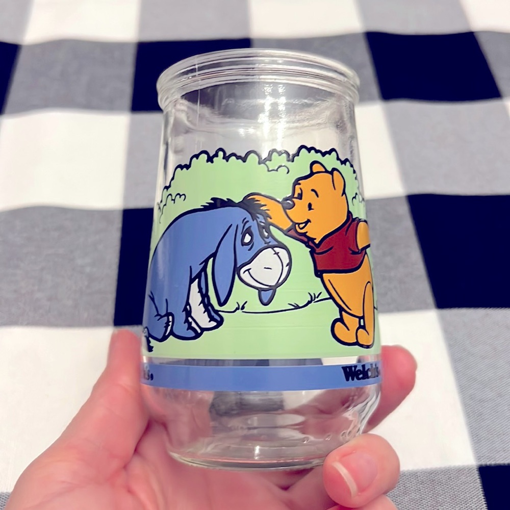 1997 Vintage Poohs Grand Adventure Collectible Glass #2 Don’t Get Left Behind